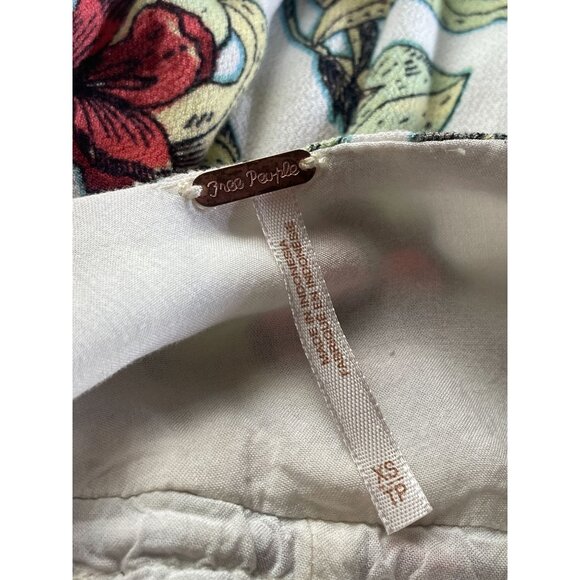 Free People Dear You Floral babydoll dress ruffle detail Boho flowing scoop - Picture 9 of 9